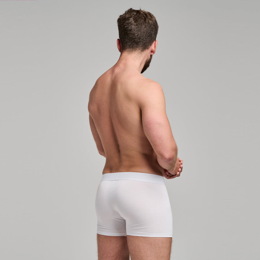 Bambusa boksershorts 2 stk, hvit